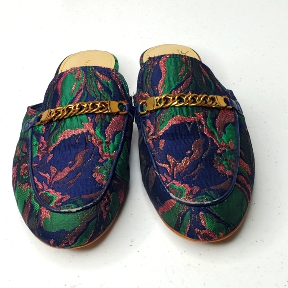 Marc Fisher Whiley Women's Textile Slip On Mule Flats Size 7.5 M